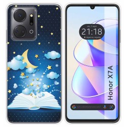 Funda Silicona para Huawei Honor X7a diseño Libro Cuentos Dibujos