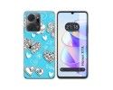 Funda Silicona para Huawei Honor X7a diseño Mariposas Dibujos