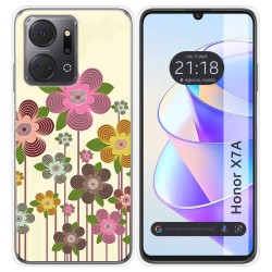 Funda Silicona para Huawei Honor X7a diseño Primavera En Flor Dibujos
