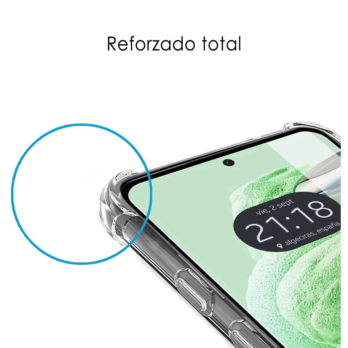 Funda Silicona Antigolpes Transparente compatible con Xiaomi Redmi Note 12 5G