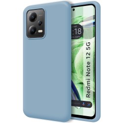 Funda Silicona Líquida Ultra Suave compatible con Xiaomi Redmi Note 12 5G color Azul
