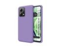 Funda Silicona Líquida Ultra Suave compatible con Xiaomi Redmi Note 12 5G color Morada
