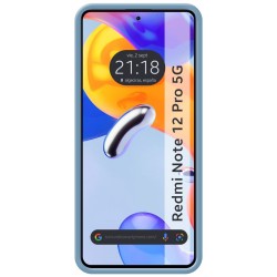 Funda Silicona Líquida Ultra Suave compatible con Xiaomi Redmi Note 12 Pro 5G color Azul 2