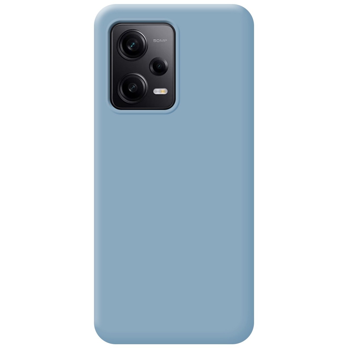 Funda Silicona Líquida Ultra Suave compatible con Xiaomi Redmi Note 12 Pro 5G color Azul