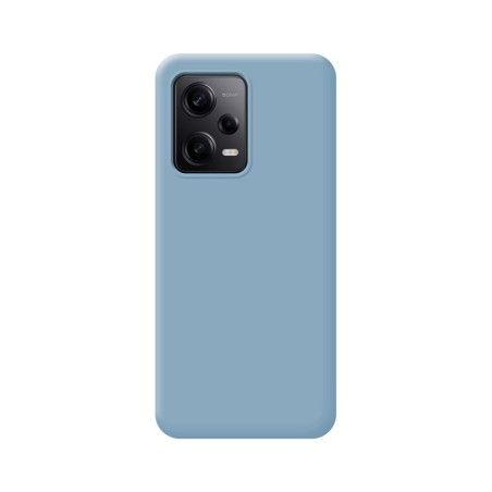 Funda Silicona Líquida Ultra Suave compatible con Xiaomi Redmi Note 12 Pro 5G color Azul