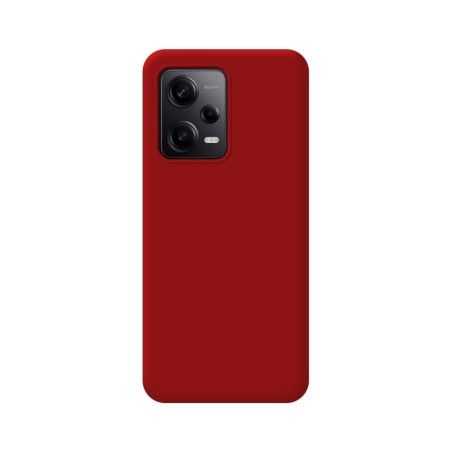 Funda Silicona Líquida Ultra Suave compatible con Xiaomi Redmi Note 12 Pro 5G color Roja