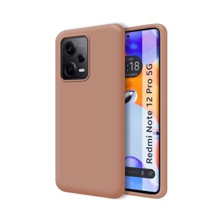 Funda Silicona Líquida Ultra Suave compatible con Xiaomi Redmi Note 12 Pro 5G color Rosa