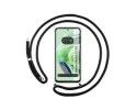 Funda Colgante Transparente compatible con Xiaomi Redmi Note 12 5G con Cordon Negro