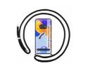 Funda Colgante Transparente compatible con Xiaomi Redmi Note 12 Pro 5G con Cordon Negro