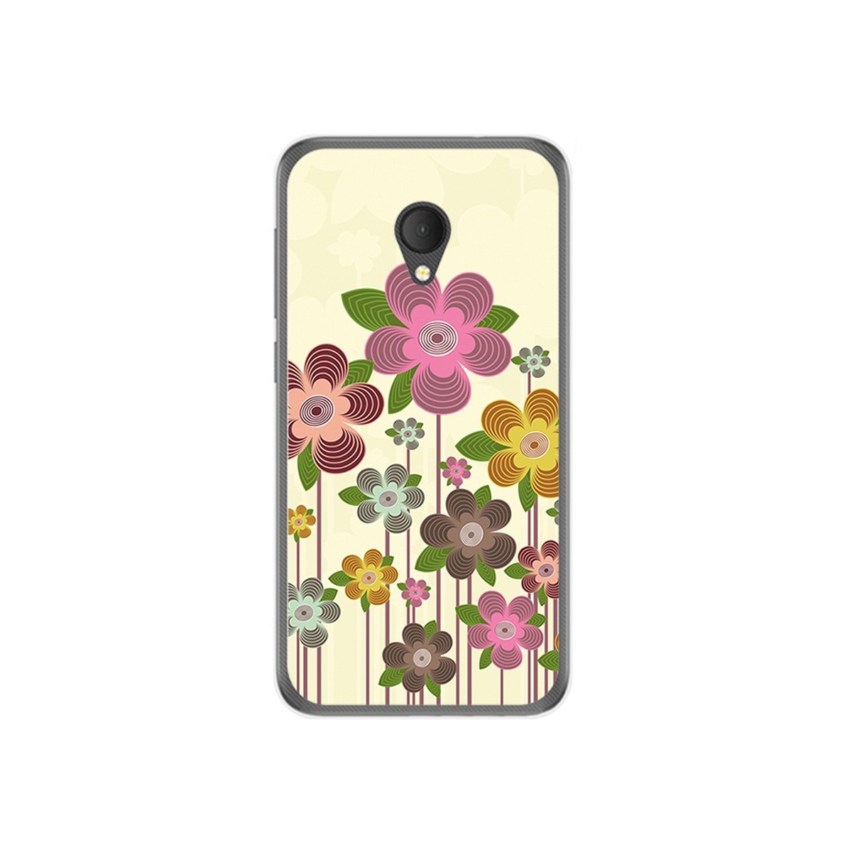 Funda Gel Tpu para Alcatel U5 Hd / U5 Hd Premium Diseño Primavera En Flor  Dibujos