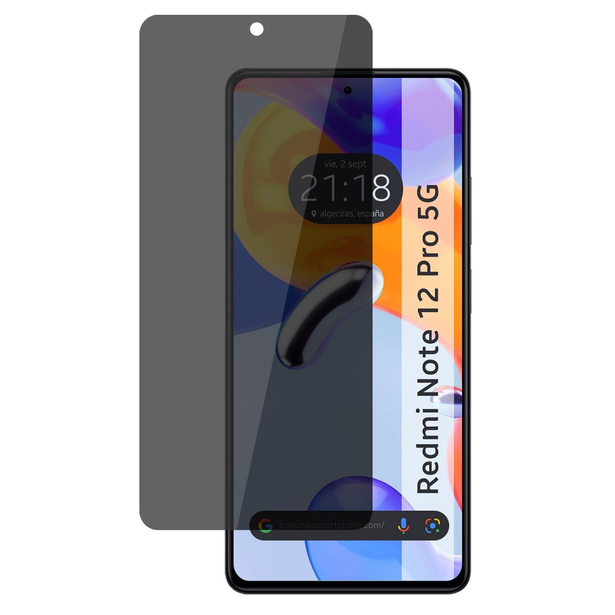 Protector Pantalla Hidrogel Privacidad Antiespías compatible con Xiaomi Redmi Note 12 Pro 5G