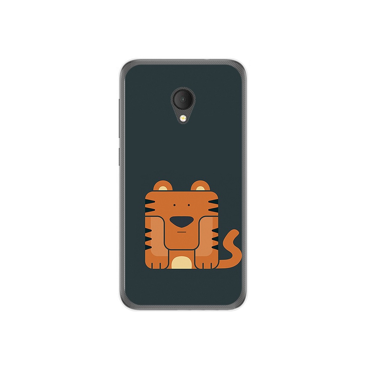 Funda Gel Tpu para Alcatel U5 Hd / U5 Hd Premium Diseño Tigre Dibujos