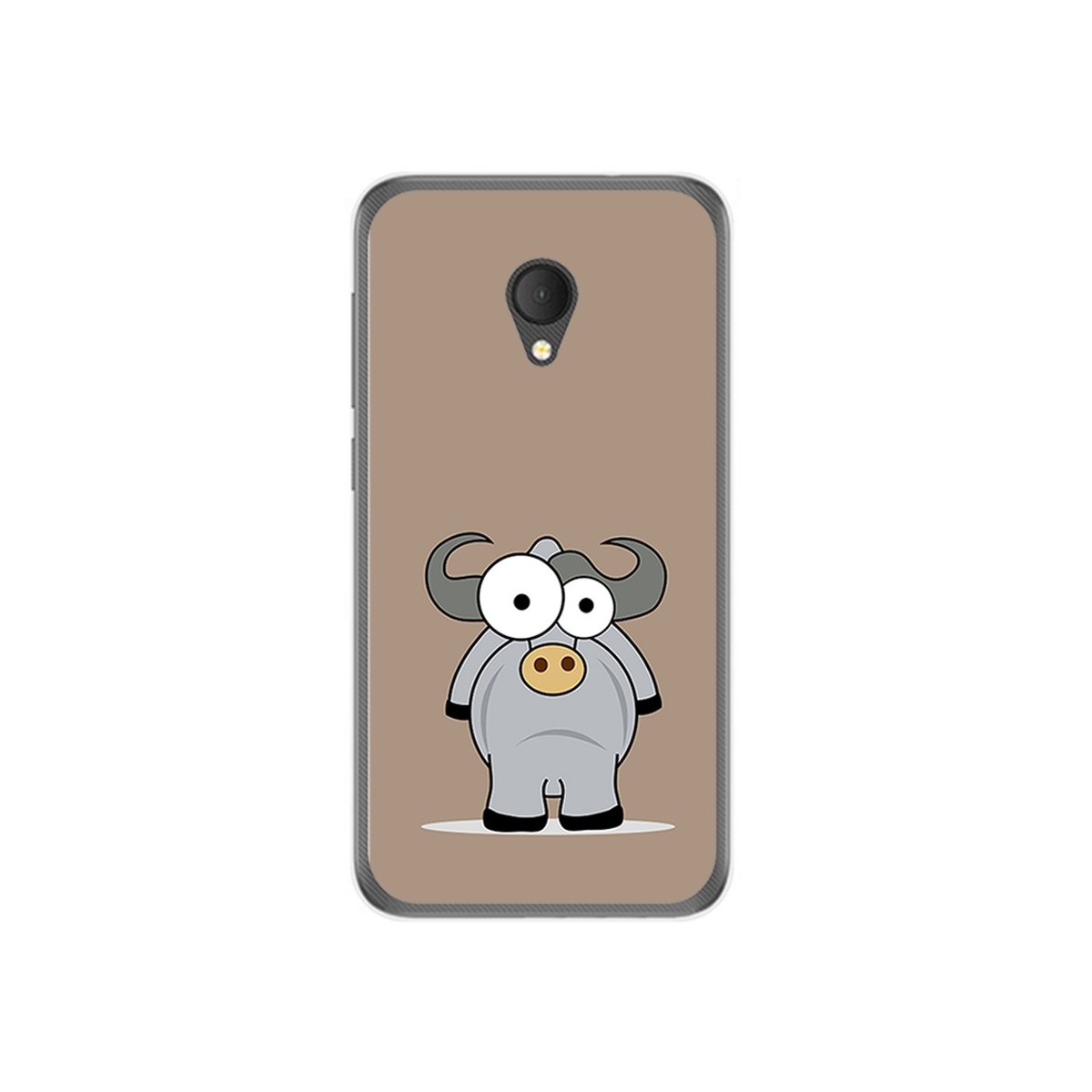 Funda Gel Tpu para Alcatel U5 Hd / U5 Hd Premium Diseño Toro Dibujos