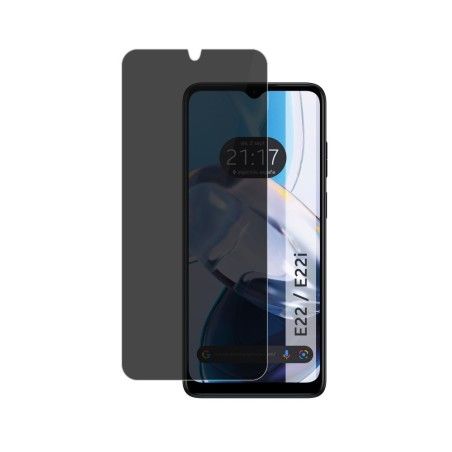 Protector Pantalla Hidrogel Privacidad Antiespías para Motorola Moto E22 / E22i