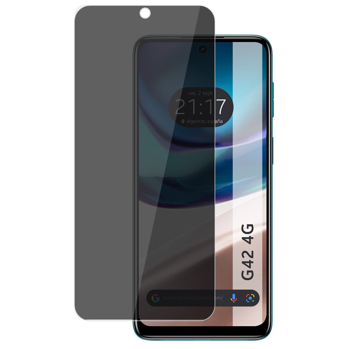 Protector Pantalla Hidrogel Privacidad Antiespías para Motorola Moto G42 4G