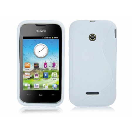 Funda Gel Tpu Huawei Ascend Y210 S Line Color Blanca