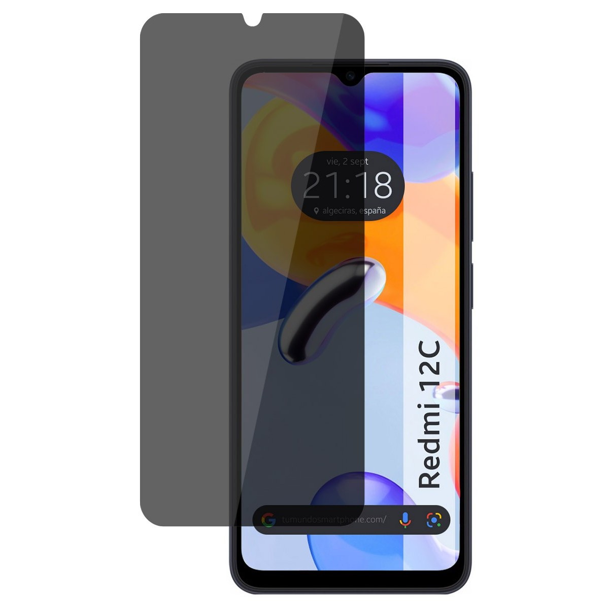 Protector Pantalla Hidrogel Privacidad Antiespías compatible con Xiaomi Redmi 12C