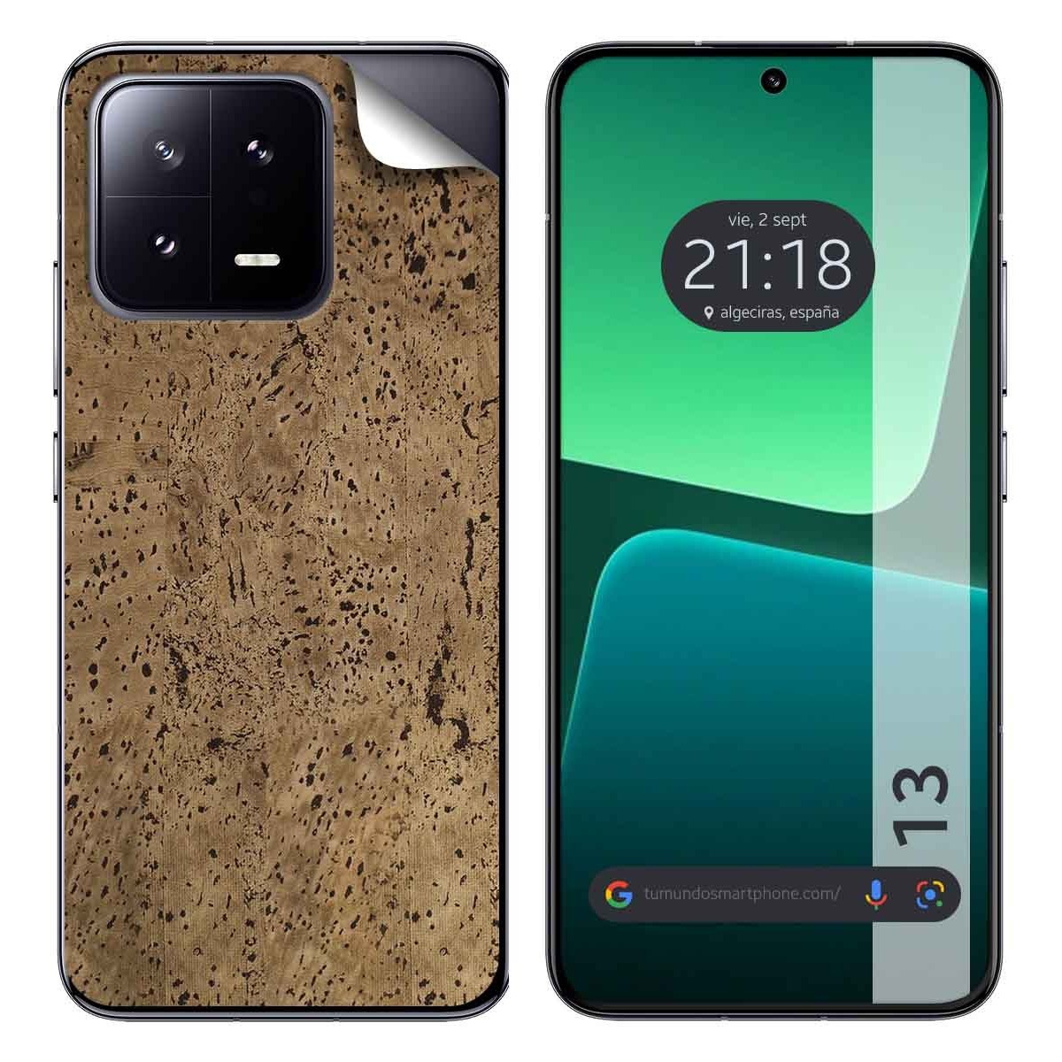 Pegatina Vinilo Autoadhesiva Textura Corcho compatible con Xiaomi 13 5G