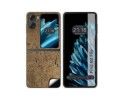 Pegatina Vinilo Autoadhesiva Textura Corcho para Oppo Find N2 Flip 5G