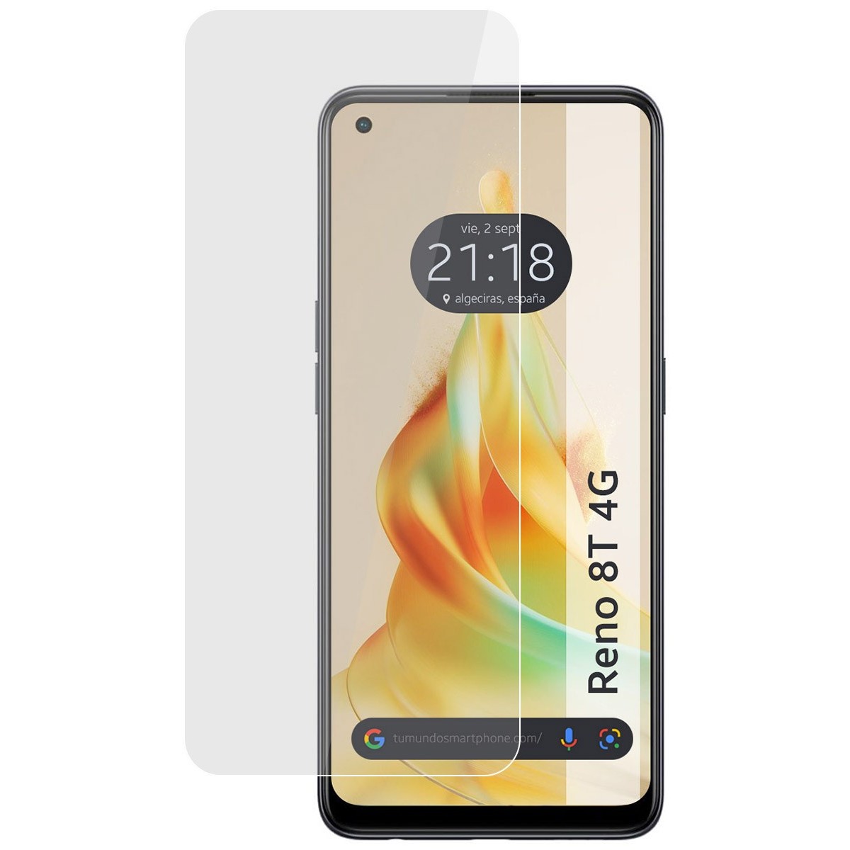 Protector Cristal Templado para Oppo Reno 8T 4G Vidrio
