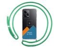 Personaliza tu Funda Colgante Transparente para Xiaomi Redmi Note 12 Pro 5G con Cordon Verde Agua Dibujo Personalizada