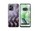 Funda Silicona Transparente compatible con Xiaomi Redmi Note 12 5G diseño Flamenco Dibujos