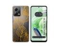 Funda Silicona Transparente compatible con Xiaomi Redmi Note 12 5G diseño Hojas Dibujos
