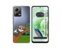 Funda Silicona Transparente compatible con Xiaomi Redmi Note 12 5G diseño Panda Dibujos