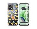 Funda Silicona Transparente compatible con Xiaomi Redmi Note 12 5G diseño Piña Dibujos
