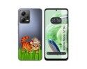 Funda Silicona Transparente compatible con Xiaomi Redmi Note 12 5G diseño Tigre Dibujos