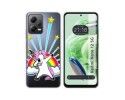 Funda Silicona Transparente compatible con Xiaomi Redmi Note 12 5G diseño Unicornio Dibujos