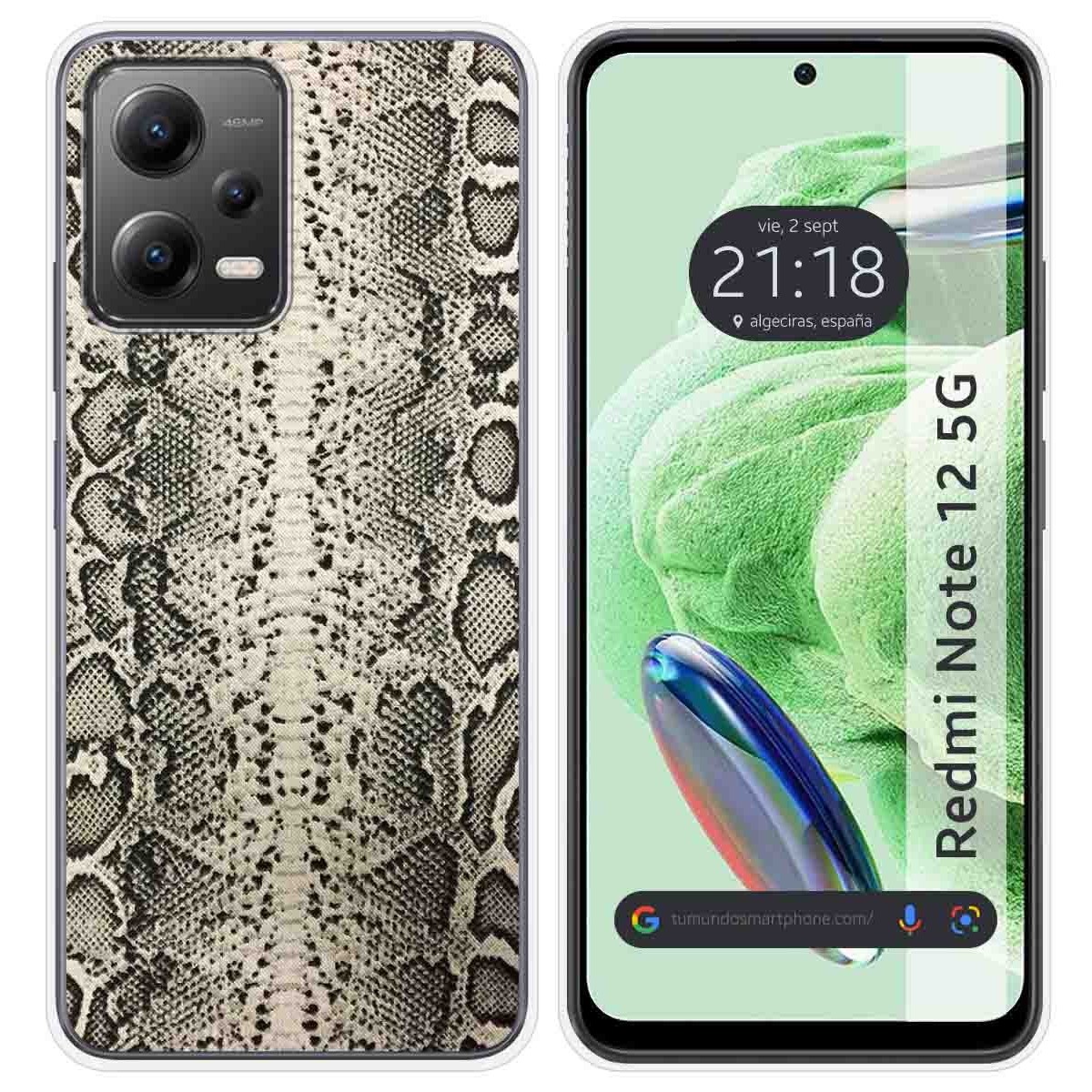 Funda Silicona compatible con Xiaomi Redmi Note 12 5G diseño Animal 01 Dibujos