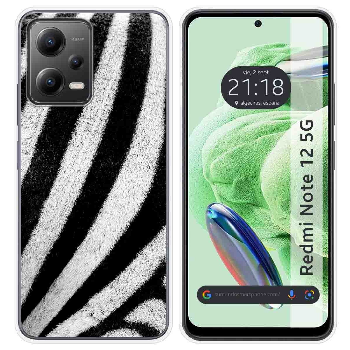 Funda Silicona compatible con Xiaomi Redmi Note 12 5G diseño Animal 02 Dibujos