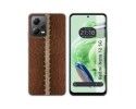 Funda Silicona compatible con Xiaomi Redmi Note 12 5G diseño Cuero 01 Dibujos