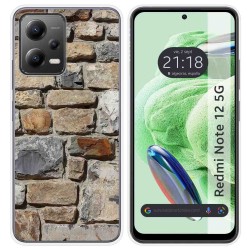 Funda Silicona compatible con Xiaomi Redmi Note 12 5G diseño Ladrillo 03 Dibujos