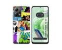 Funda Silicona compatible con Xiaomi Redmi Note 12 5G diseño Comic Dibujos