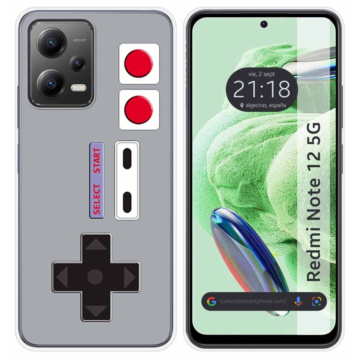 Funda Silicona compatible con Xiaomi Redmi Note 12 5G diseño Consola Dibujos