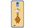 Funda Gel Tpu para Oukitel K5000 Diseño Jirafa Dibujos