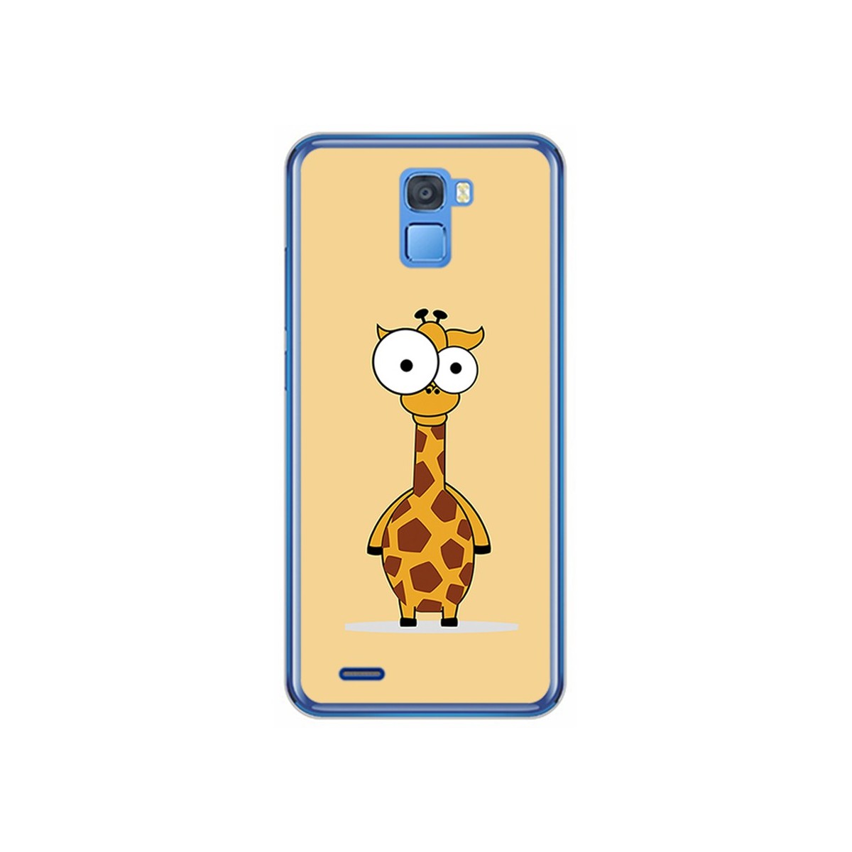 Funda Gel Tpu para Oukitel K5000 Diseño Jirafa Dibujos