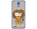 Funda Gel Tpu para Oukitel K5000 Diseño Leon Dibujos