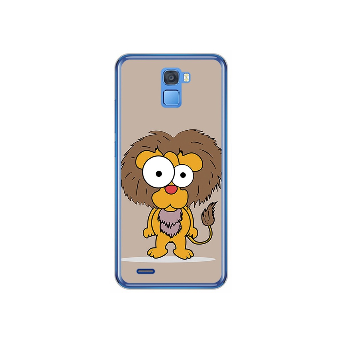 Funda Gel Tpu para Oukitel K5000 Diseño Leon Dibujos