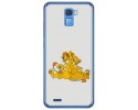 Funda Gel Tpu para Oukitel K5000 Diseño Leones Dibujos