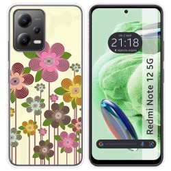 Funda Silicona compatible con Xiaomi Redmi Note 12 5G diseño Primavera En Flor Dibujos