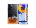 Funda Silicona Transparente compatible con Xiaomi Redmi Note 12 Pro 5G diseño Bufalo Dibujos