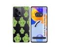 Funda Silicona Transparente compatible con Xiaomi Redmi Note 12 Pro 5G diseño Cactus Dibujos