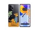Funda Silicona Transparente compatible con Xiaomi Redmi Note 12 Pro 5G diseño Jirafa Dibujos