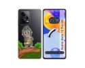 Funda Silicona Transparente compatible con Xiaomi Redmi Note 12 Pro 5G diseño Mono Dibujos