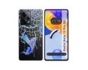 Funda Silicona Transparente compatible con Xiaomi Redmi Note 12 Pro 5G diseño Plumas Dibujos