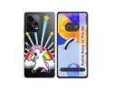 Funda Silicona Transparente compatible con Xiaomi Redmi Note 12 Pro 5G diseño Unicornio Dibujos