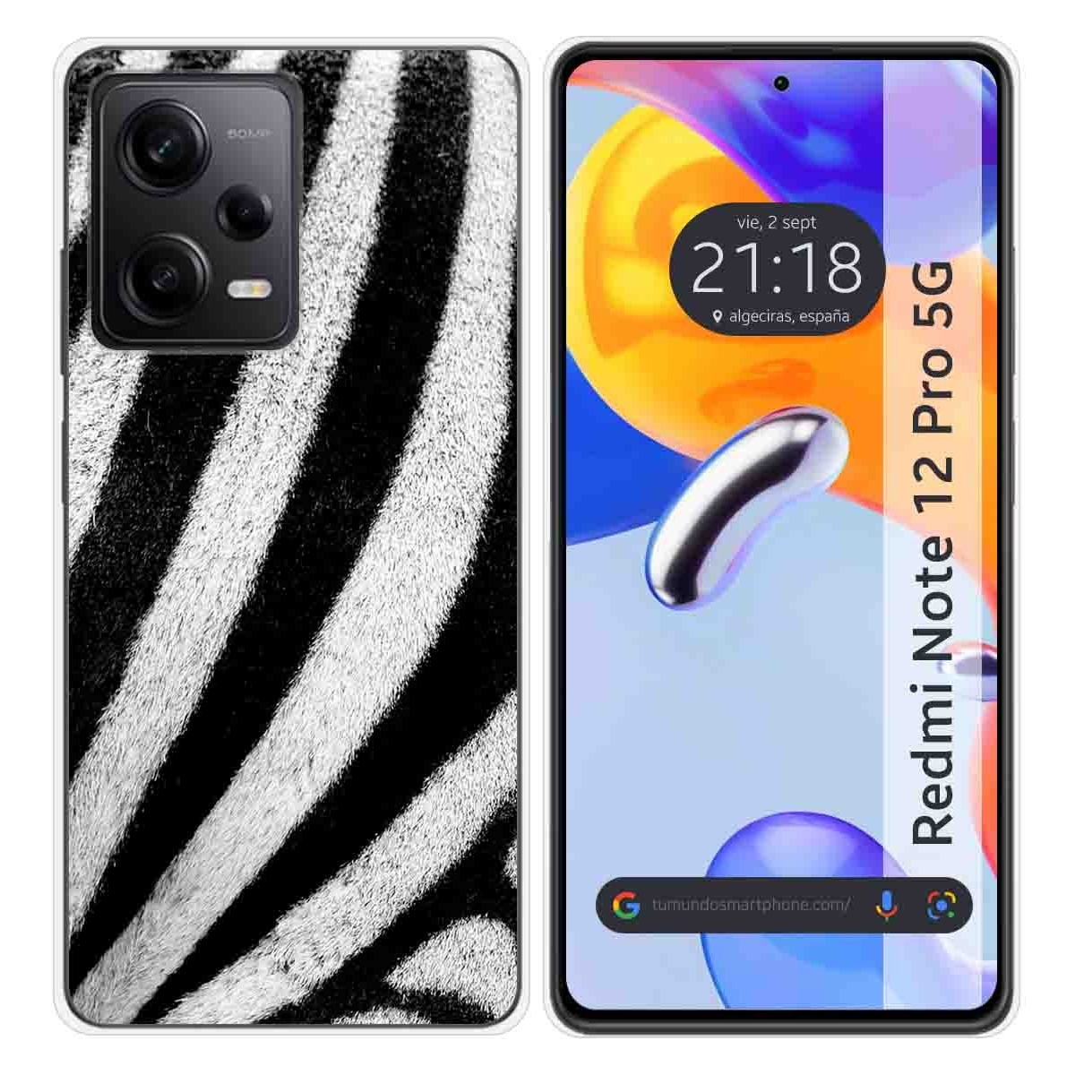 Funda Silicona compatible con Xiaomi Redmi Note 12 Pro 5G diseño Animal 02 Dibujos